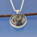 Cremation Ash Necklace - St Christopher (Titian 1524) Pendant by Chris Parry Jewellery