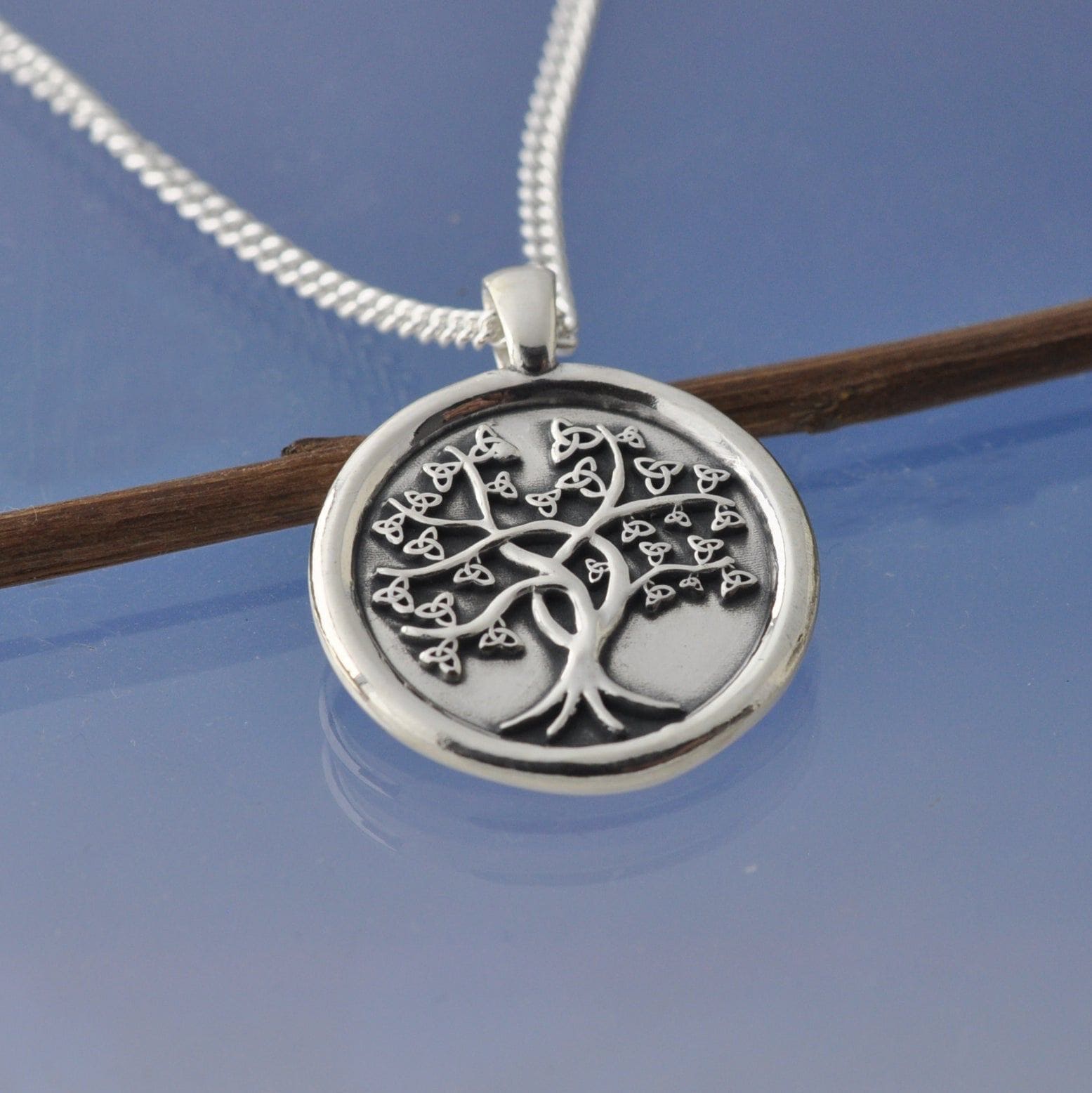 Cremation Ash Necklace - Tree Of Life Pendant by Chris Parry Jewellery