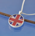 Cremation Ash Necklace - Your Flag Pendant by Chris Parry Jewellery