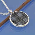 Cremation Ash Necklace - Your Scottish Tartan Pendant by Chris Parry Jewellery