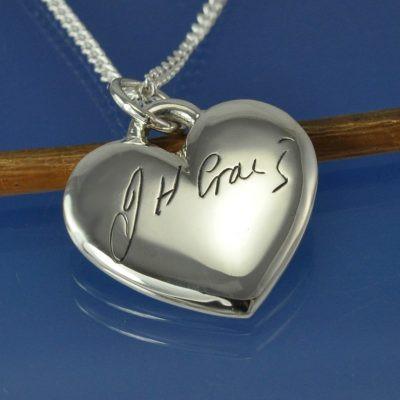 Stainless Steel Heart Cremation Necklace For Ashes - Engraved 'I Love You Forever', Waterproof, Includes Funnel Kit