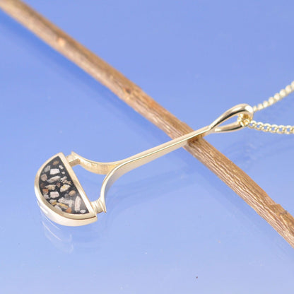 Cremation Ashes Necklace - Cairo Pendant by Chris Parry Jewellery