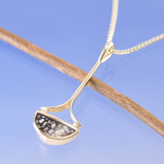 Cremation Ashes Necklace - Cairo Pendant by Chris Parry Jewellery