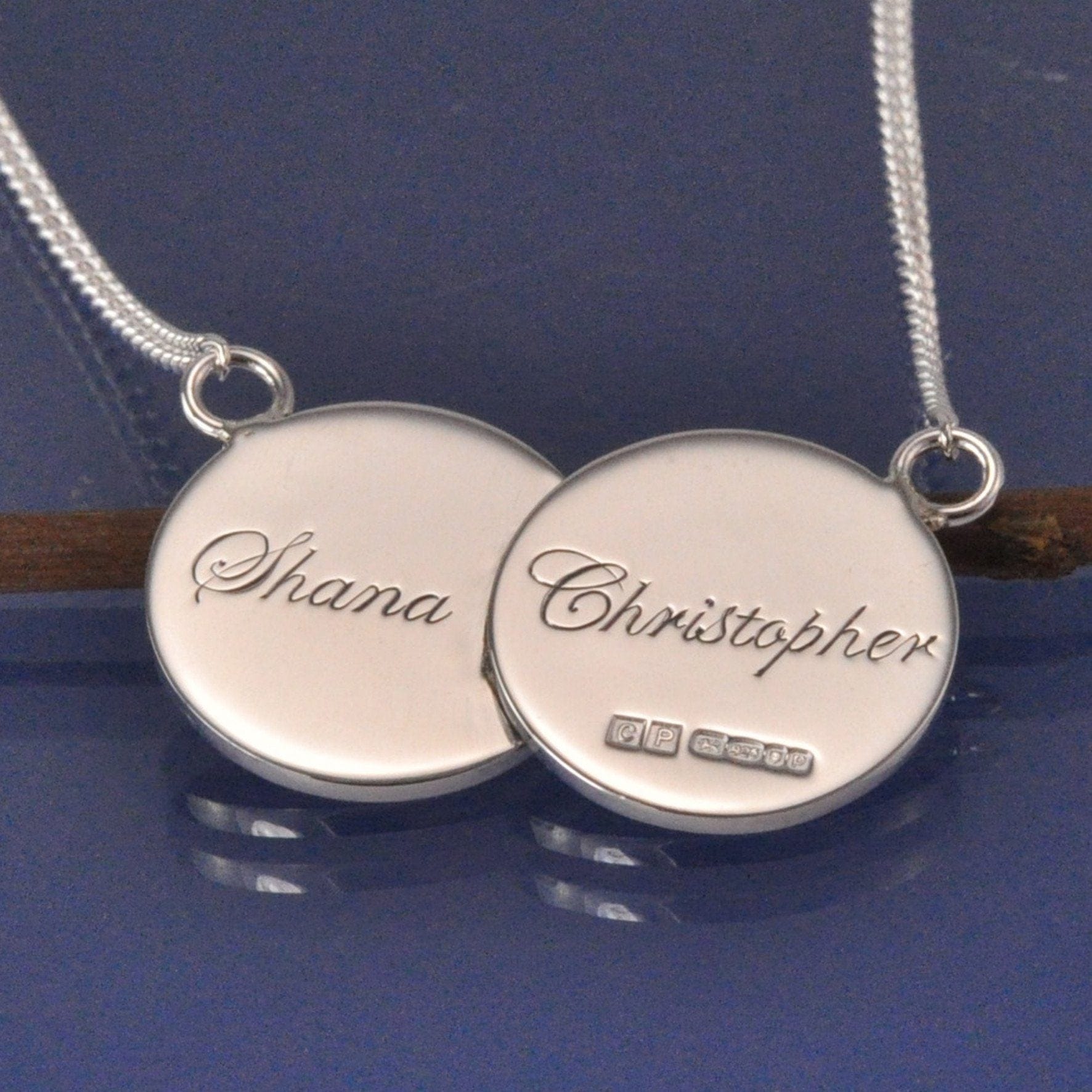 Coin Necklace Custom Fingerprint Necklace Custom Fingerprint