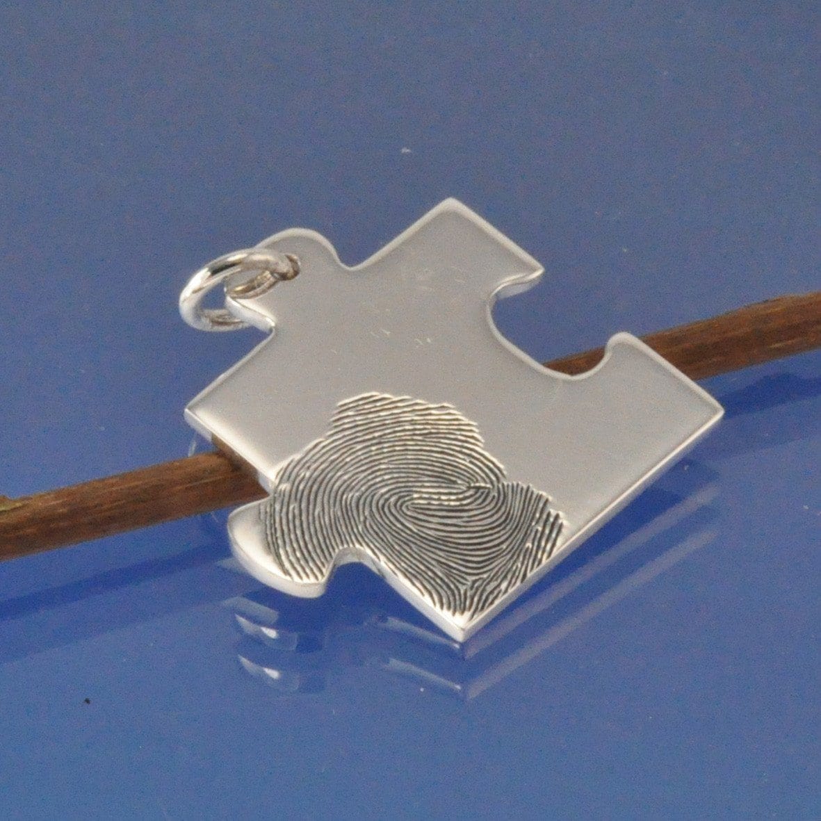 Fingerprint Necklace - Puzzle Pendant by Chris Parry Jewellery