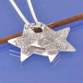 Fingerprint Necklace - Stars Pendant by Chris Parry Jewellery