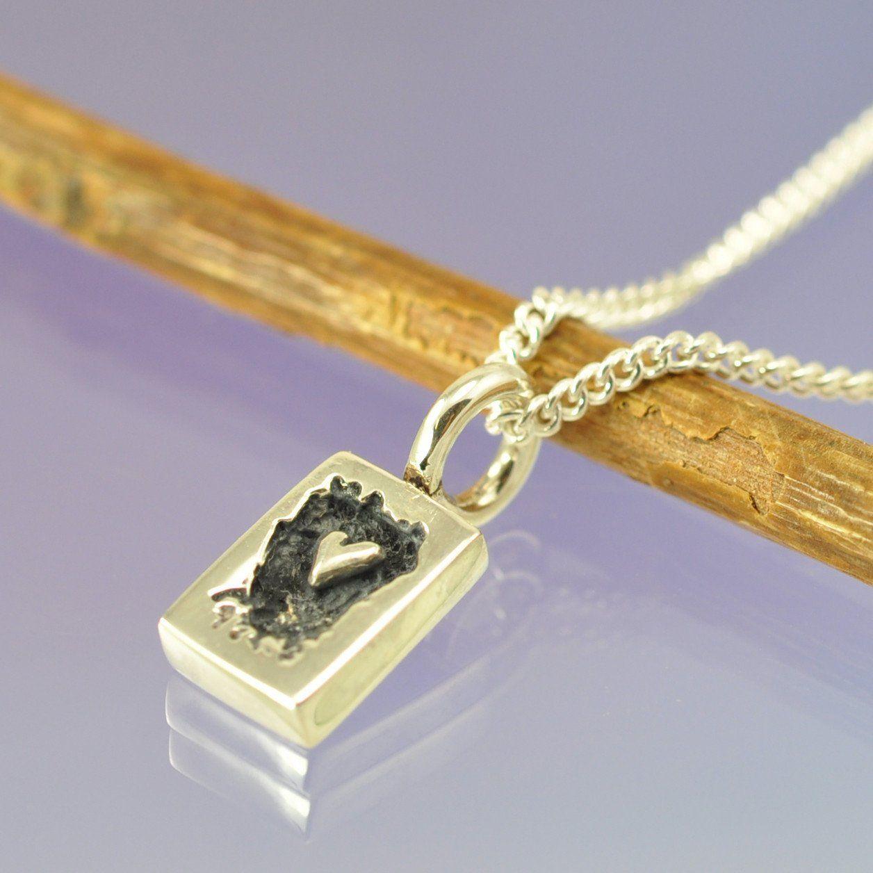 Heart Within Small Pendant Pendant by Chris Parry Jewellery