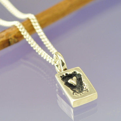 Heart Within Small Pendant Pendant by Chris Parry Jewellery