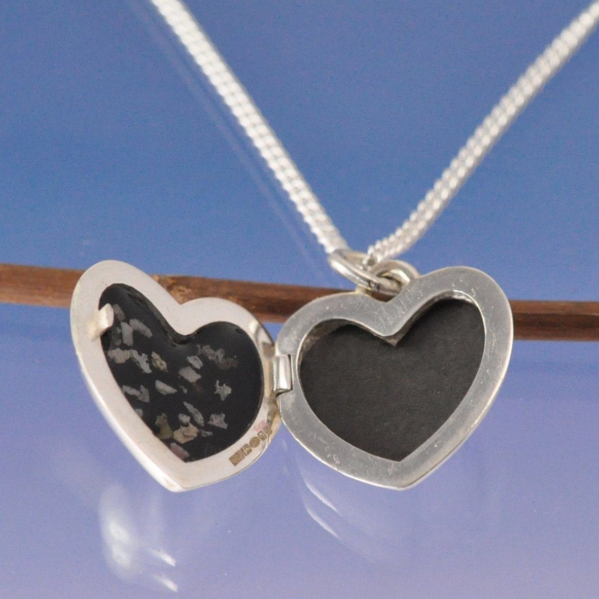 Lockets For Ashes Necklace - Love Heart Pendant by Chris Parry Jewellery
