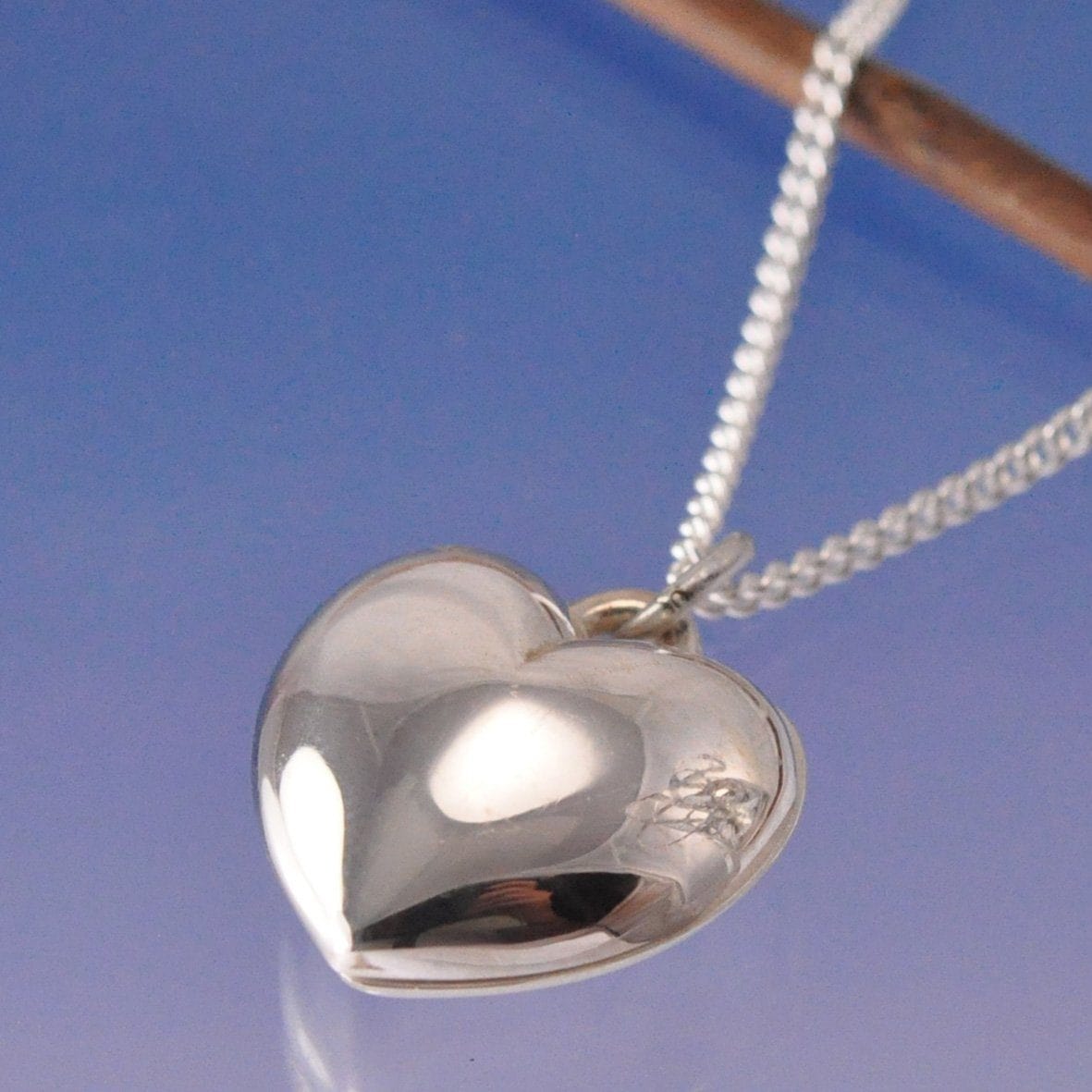 Lockets For Ashes Necklace - Love Heart Pendant by Chris Parry Jewellery