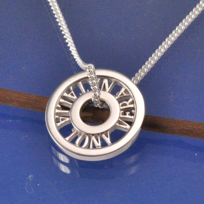 Love Goes Around Pendant by Chris Parry Jewellery