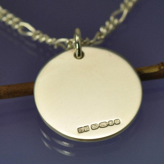 Personalised Cryptic Monogram Pendant Pendant by Chris Parry Jewellery