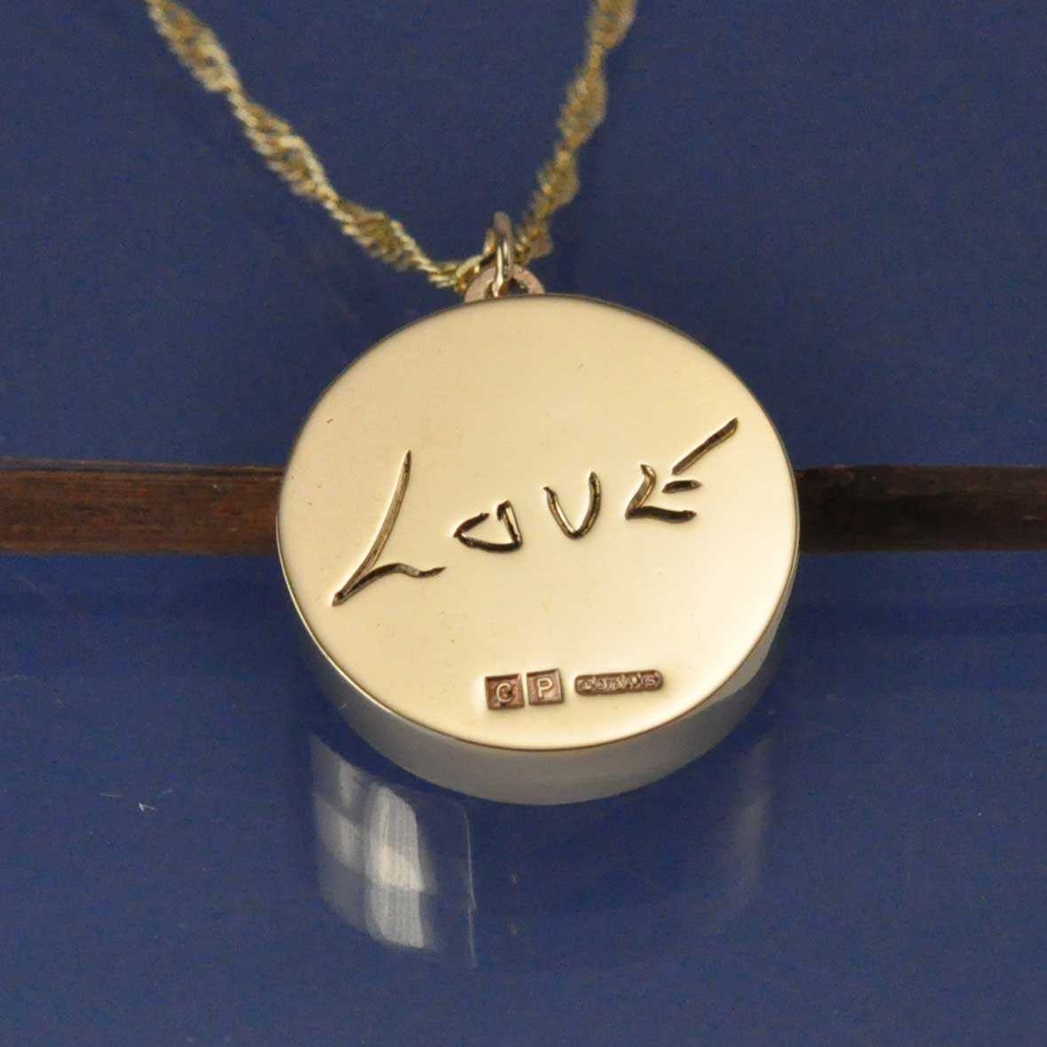 Custom Handwriting Necklace | Capsul Jewelry