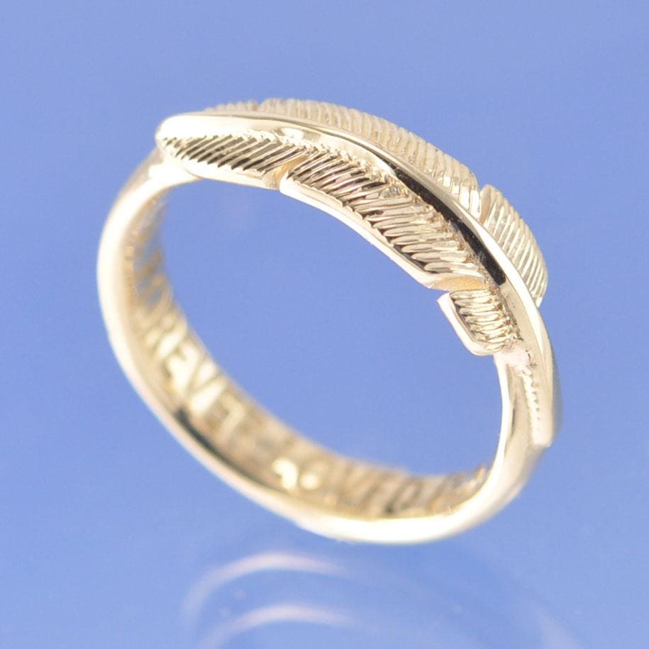 Angel Feather Ring Ring by Chris Parry Jewellery