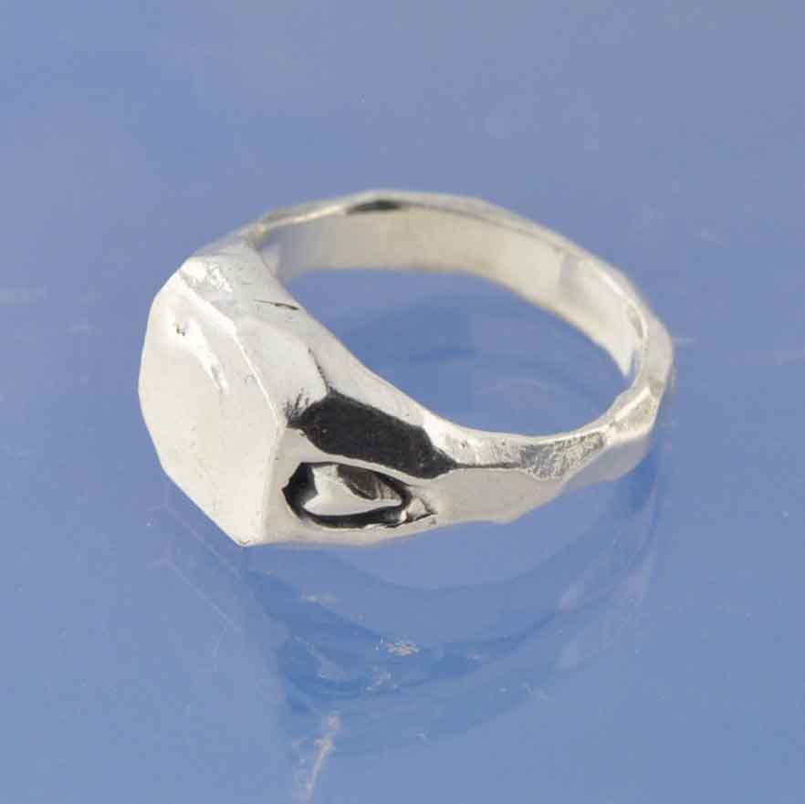 Ashes Ring - Faceted Love Ring Ring by Chris Parry Jewellery
