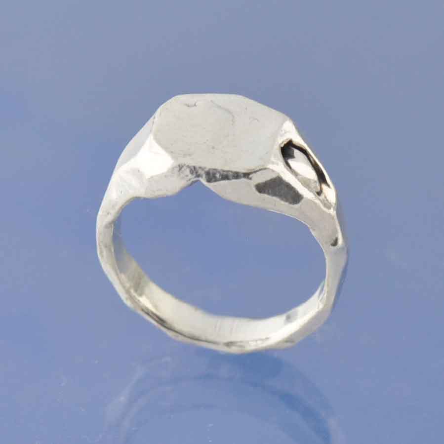 Ashes Ring - Faceted Love Ring Ring by Chris Parry Jewellery