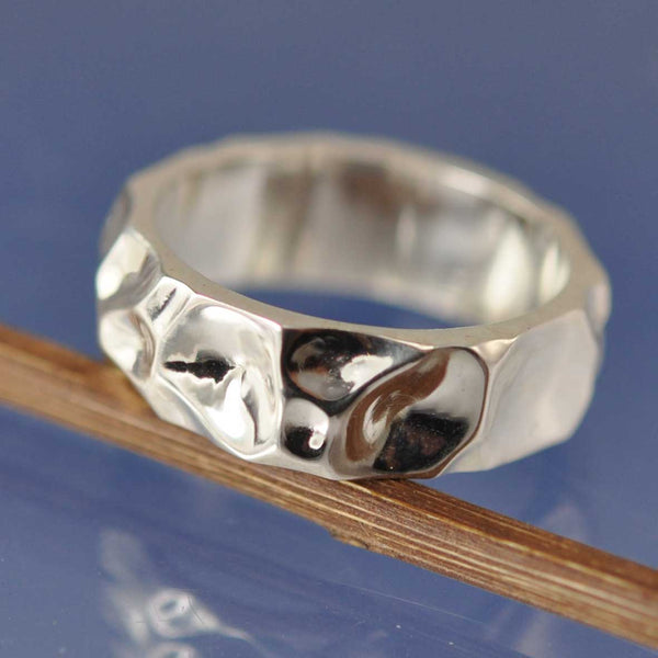 Men's Cremation Ashes Ring | Blacksmith Design
