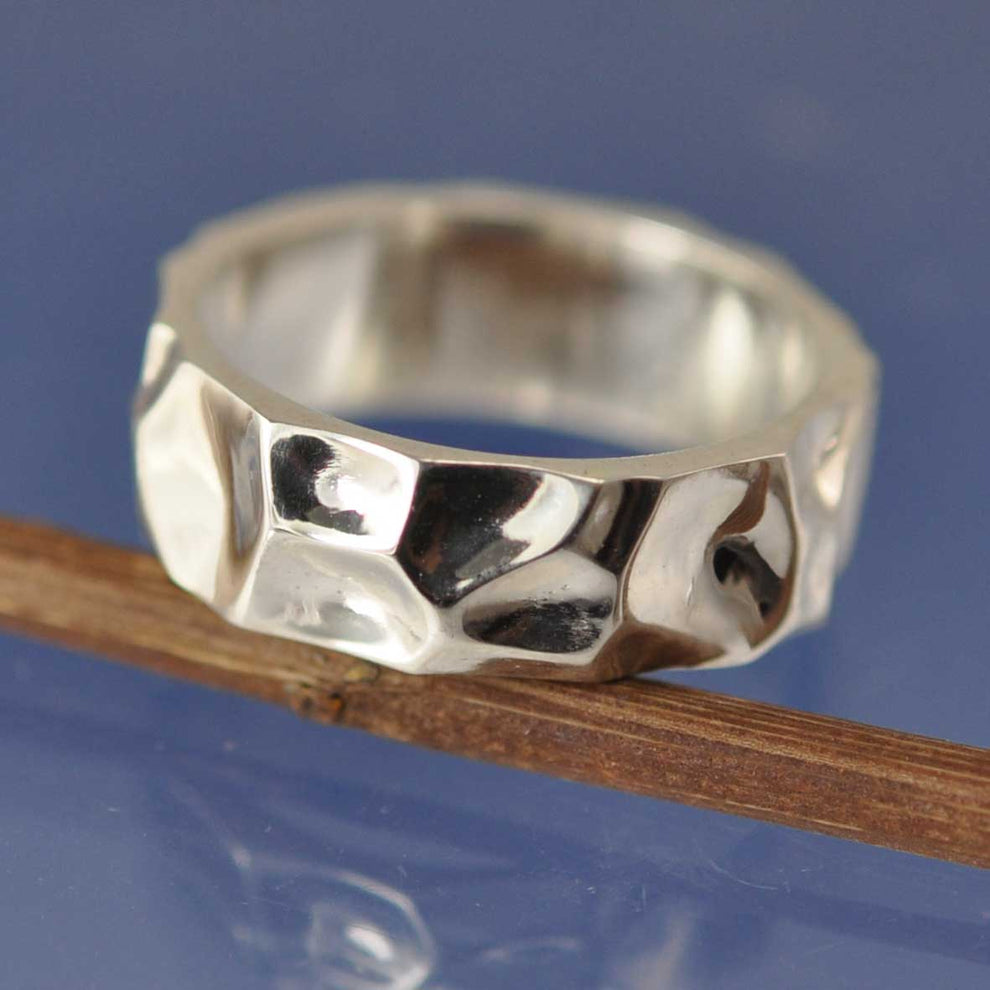 Men's Cremation Ashes Ring | Blacksmith Design