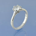 Claw Diamond Cremation Ash Ring - Iris Ring by Chris Parry Jewellery