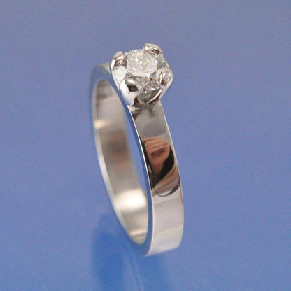 Contemporary Simple Diamond Ring Ring by Chris Parry Jewellery