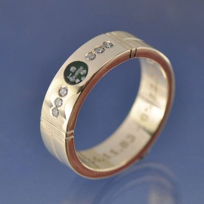 Cremation Ash Ring - Planets Aligning Ring by Chris Parry Jewellery