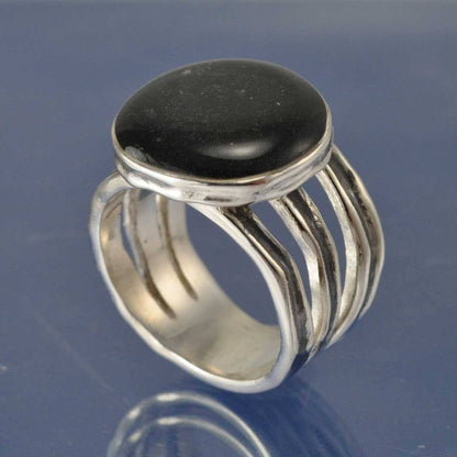 Cremation Ash Rustic Dome Resin Ring Ring by Chris Parry Jewellery