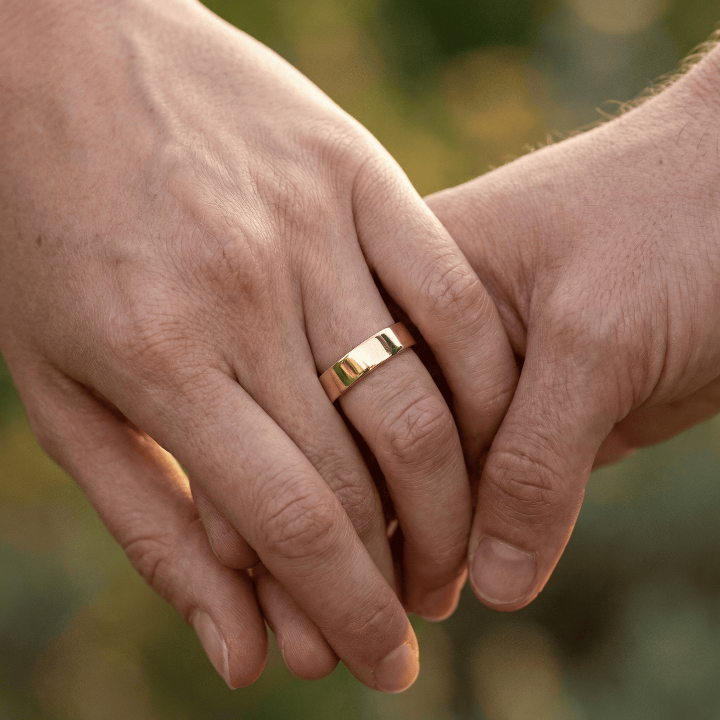 Cremation Ashes Ring - Plain Band. Ring by Chris Parry Jewellery