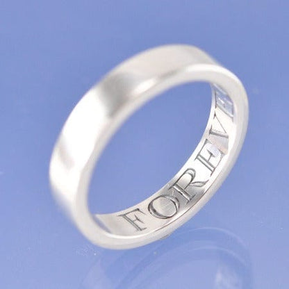 Cremation Ashes Ring - Plain Band. Ring by Chris Parry Jewellery
