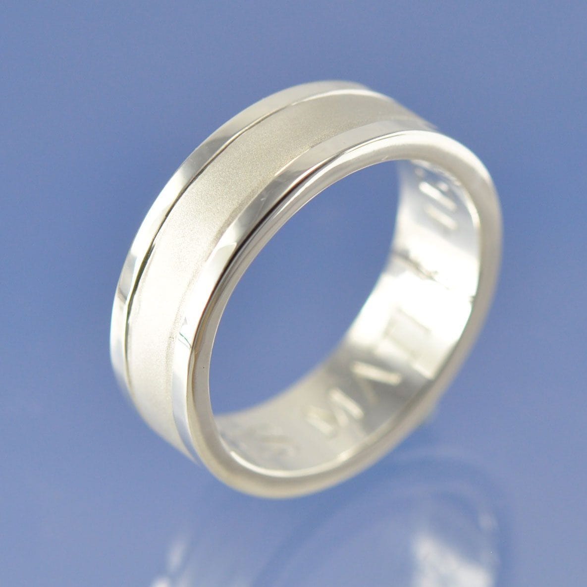 Cremation Ashes Ring -Tri-Maci Design Ring by Chris Parry Jewellery