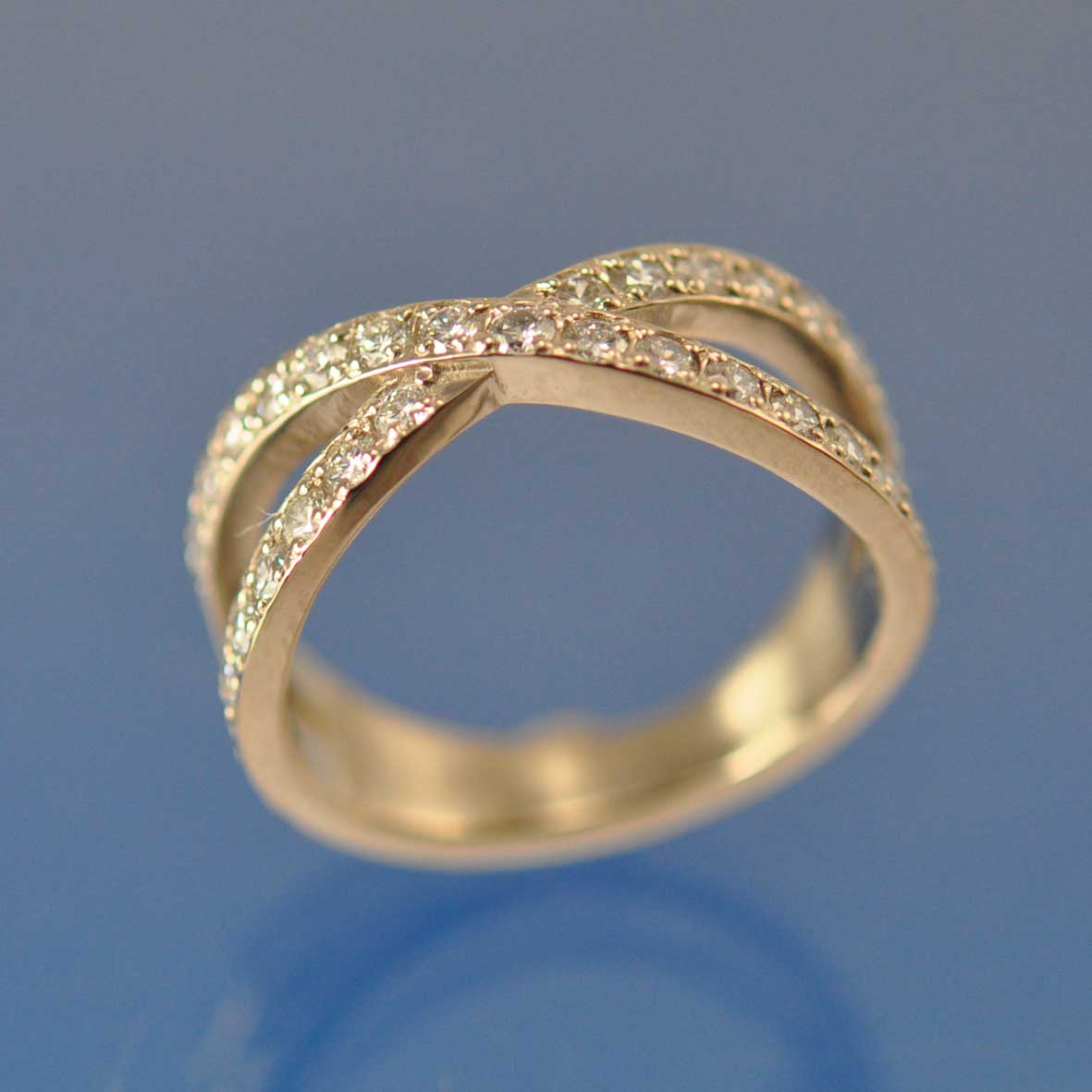 Diamond Eternity - Bastillica Ring by Chris Parry Jewellery