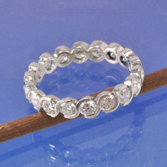 Diamond S-curve setting Ring by Chris Parry Jewellery