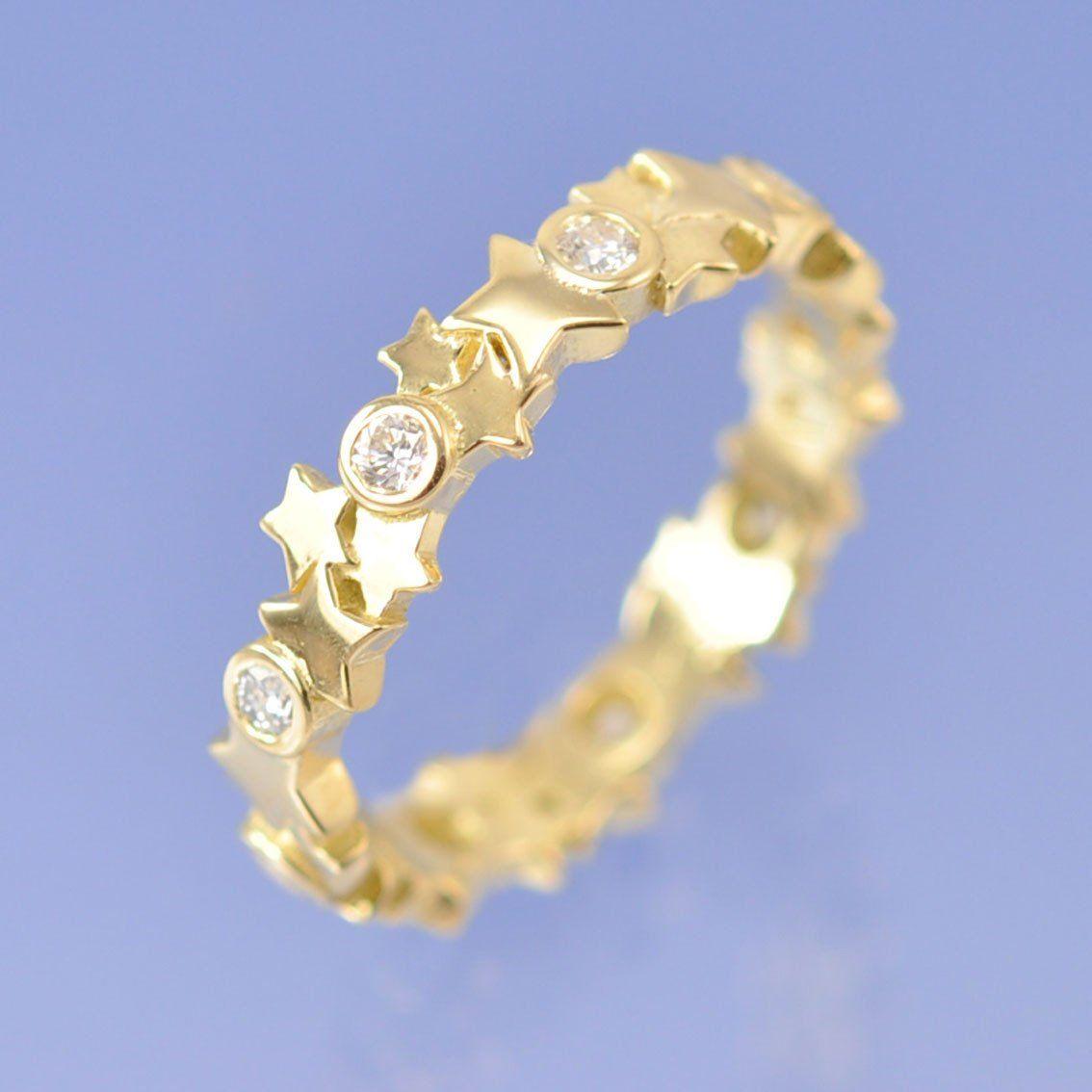 Diamond Star Ring. 0.27ct Ring by Chris Parry Jewellery