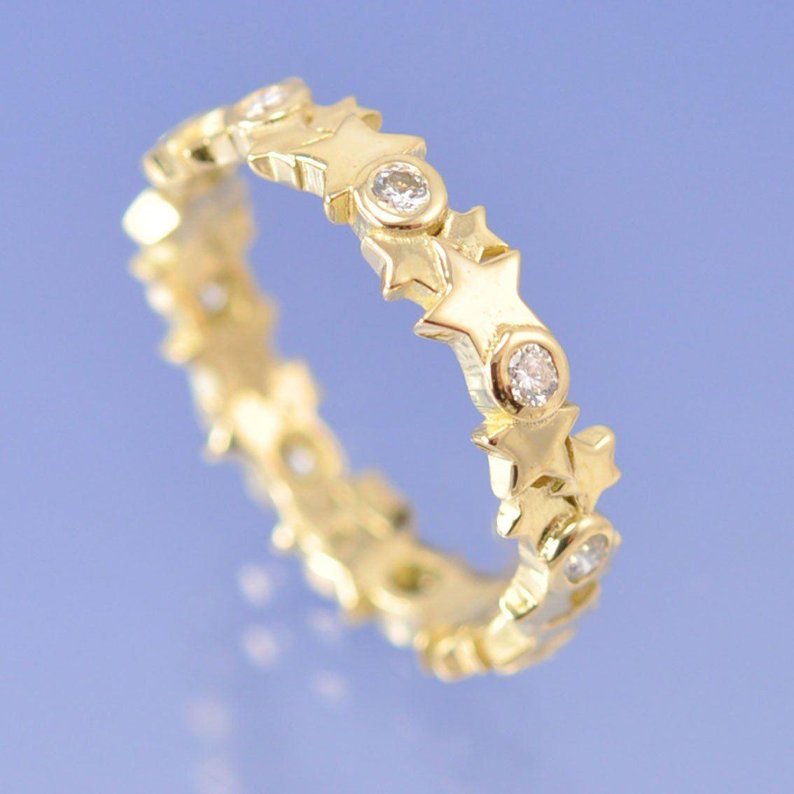 Diamond Star Ring. 0.27ct Ring by Chris Parry Jewellery