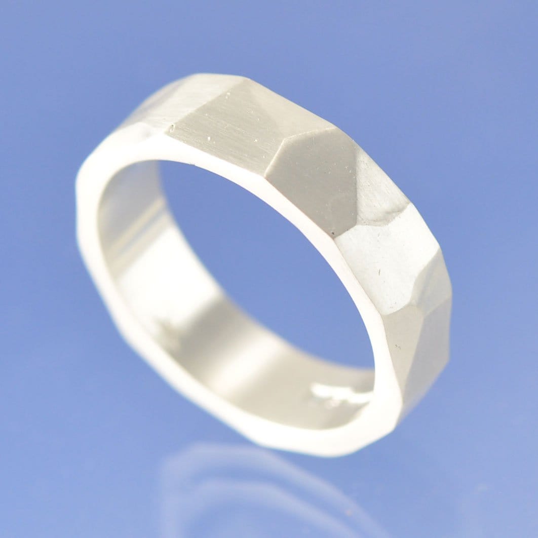 Facet Ring with Cremation Ashes Ring by Chris Parry Jewellery