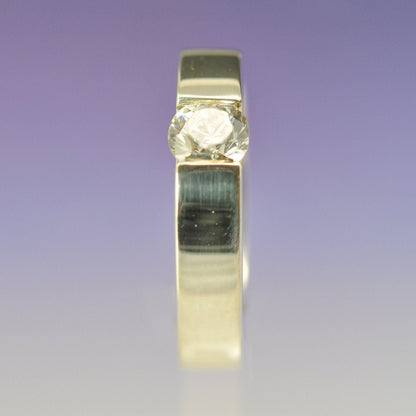 Faux Tension Set Diamond Ring Ring by Chris Parry Jewellery