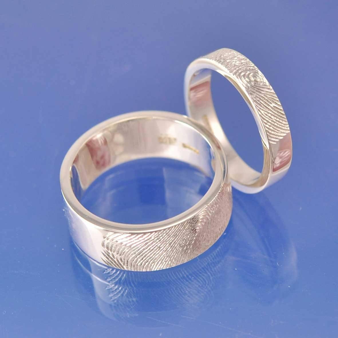 Fingerprint Ring Gold - 9k Ring by Chris Parry Jewellery