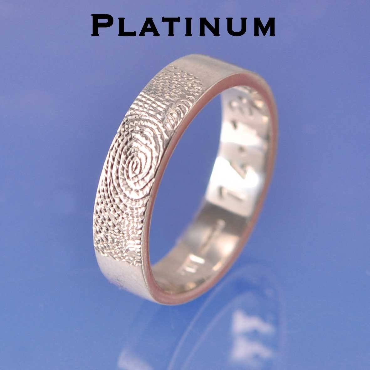 Fingerprint ring clearance platinum