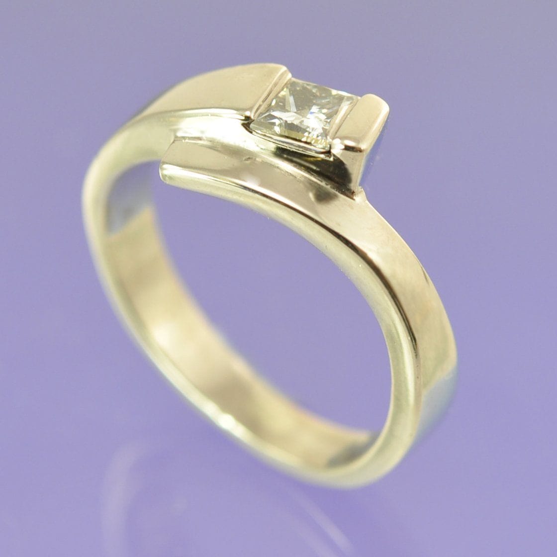 Fly-by Diamond Ring Ring by Chris Parry Jewellery