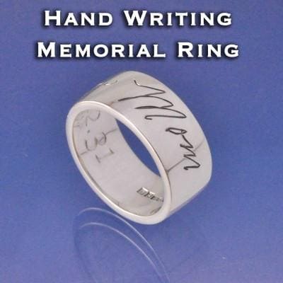 Handwriting Ring Ring by Chris Parry Jewellery