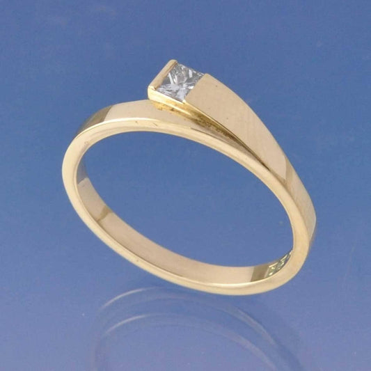 Lapover Diamond Ring Ring by Chris Parry Jewellery