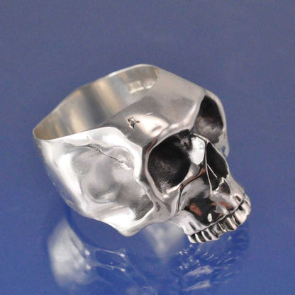 Large Skull Ring Ring by Chris Parry Jewellery