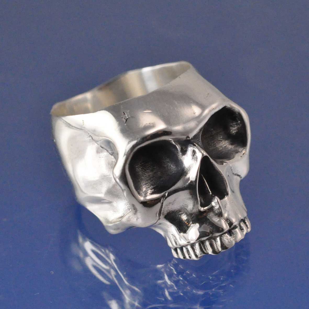 Large Skull Ring Ring by Chris Parry Jewellery