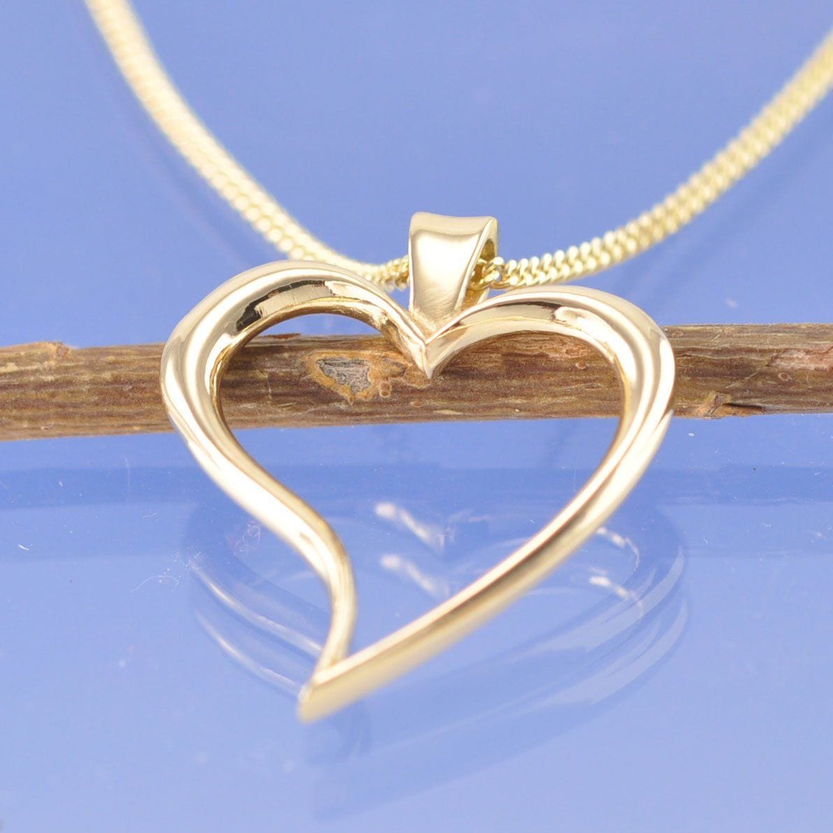 Personalised Heart Ring Keeper Necklace By aujune | notonthehighstreet.com