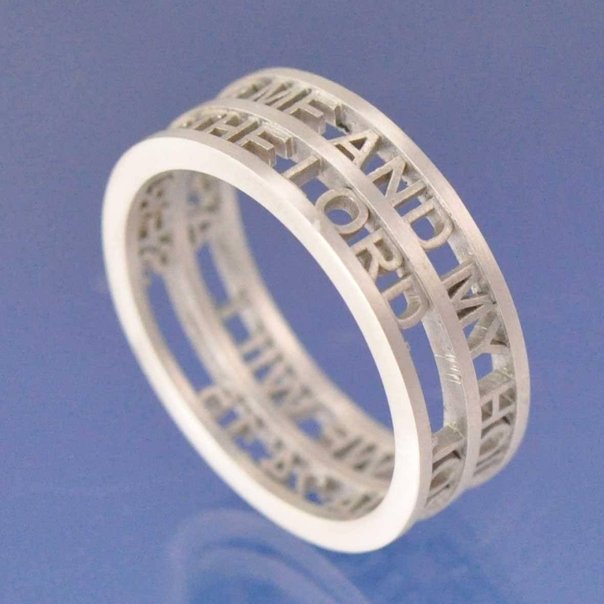 My Special Quote Ring Ring by Chris Parry Jewellery