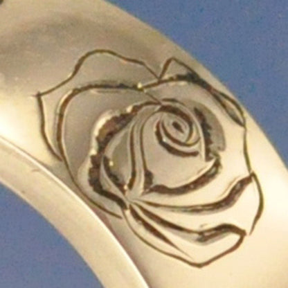 Rose Meandering Ring 5mm Ring by Chris Parry Jewellery