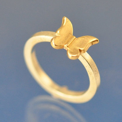 Butterfly Stacking Ring Ring by Chris Parry Jewellery
