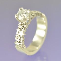 Star Burst Diamond Ring Ring by Chris Parry Jewellery