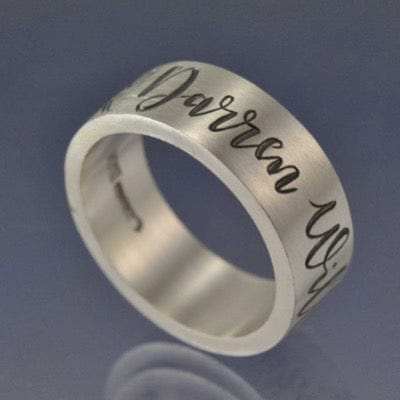 The Memories Ring with Cremation Ashes Ring by Chris Parry Jewellery