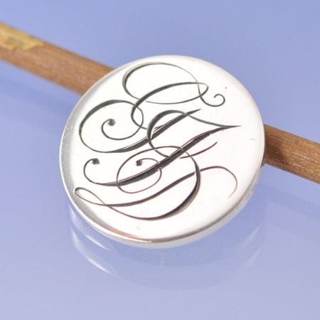 Personalised Golf Ball Marker Silverware by Chris Parry Jewellery