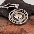 Two Hearts Together Forever Necklace by Chris Parry Jewellery
